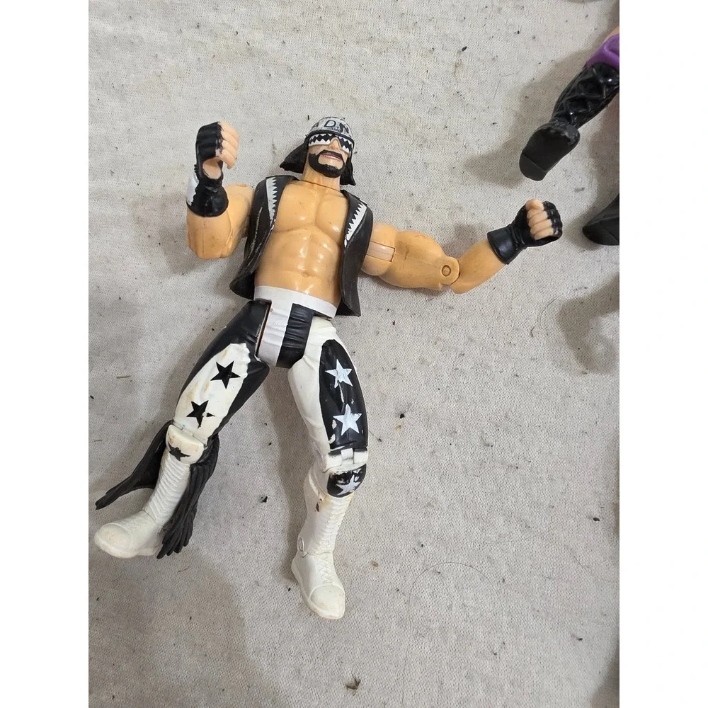 WWE WCW Action Figure Lot Randy Orton Ryback Macho Man Zeus Mattel Toy Biz
